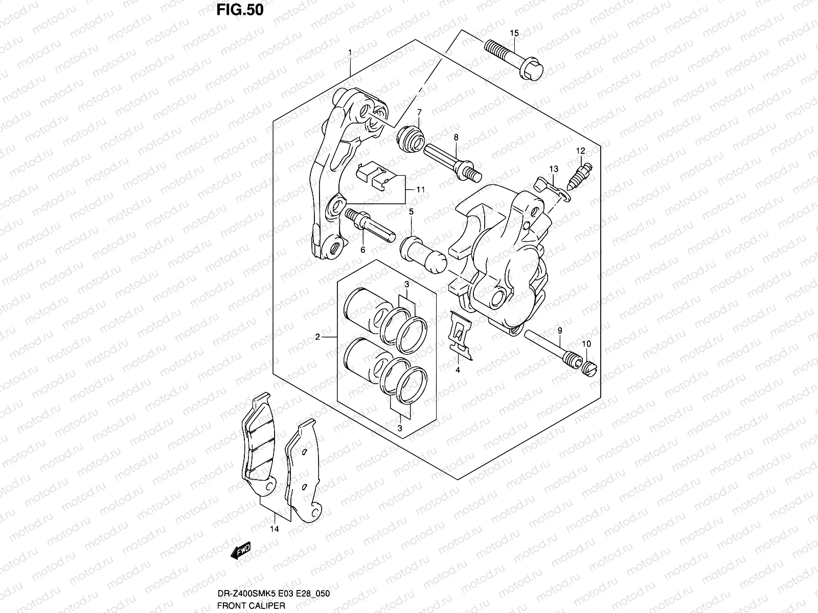 50 - FRONT CALIPER