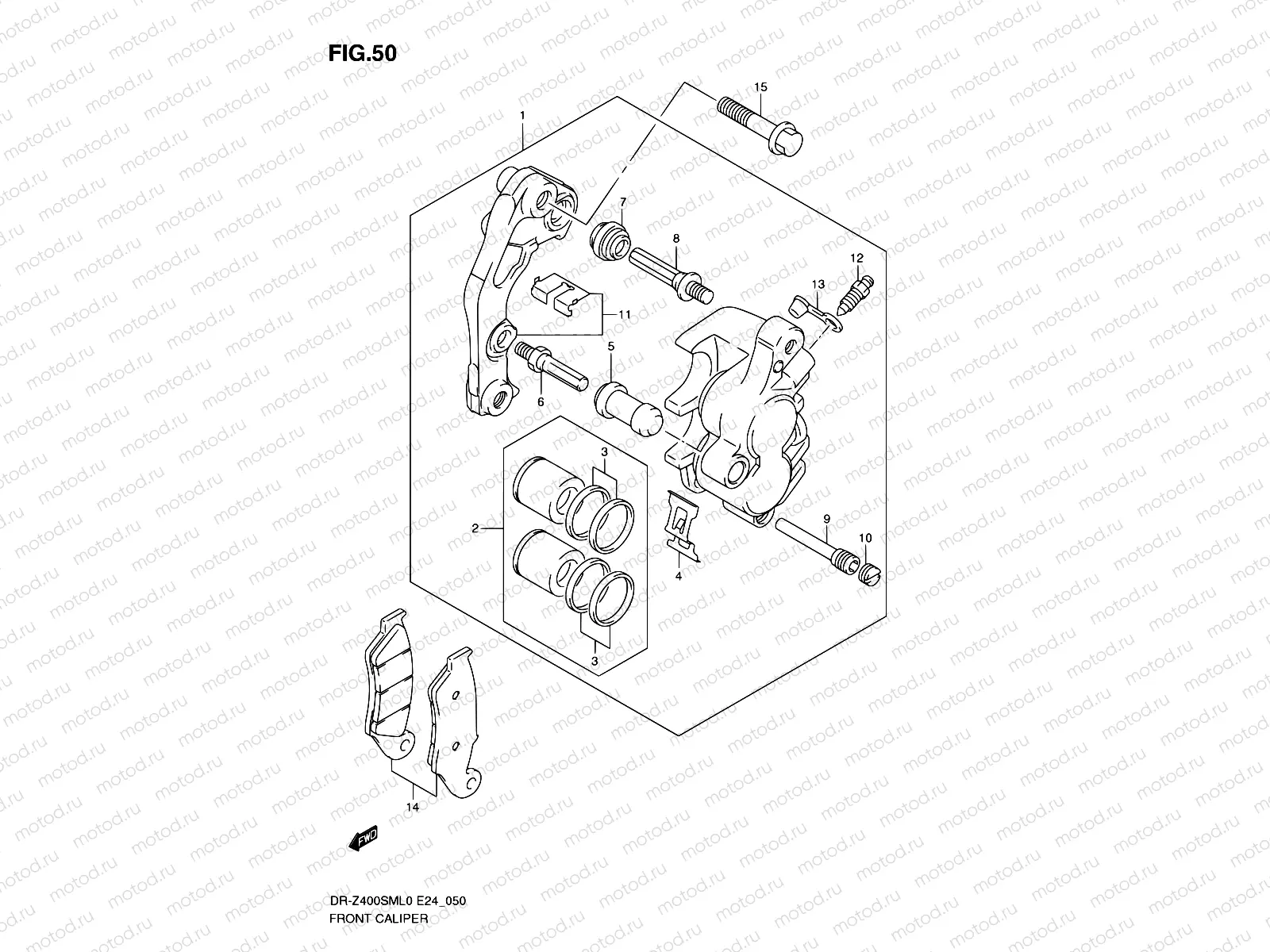 50 - FRONT CALIPER