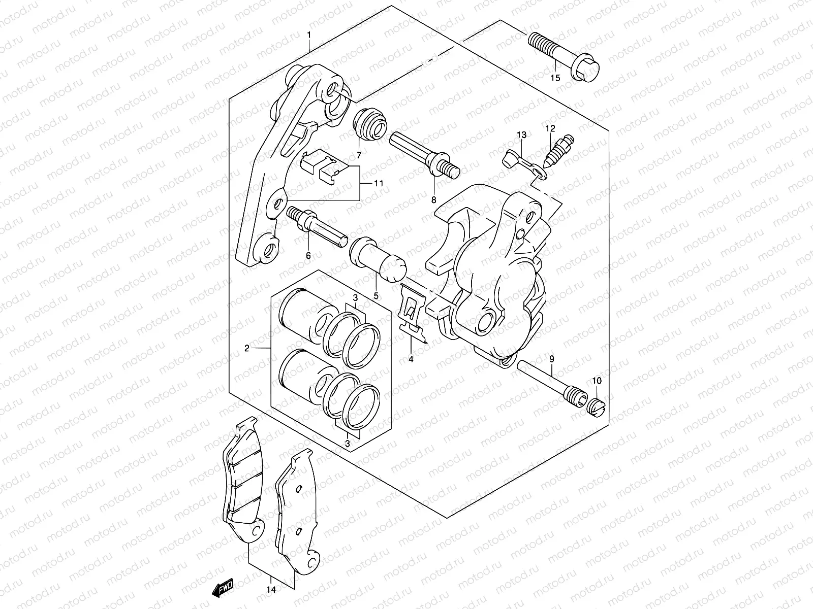 50 - FRONT CALIPER