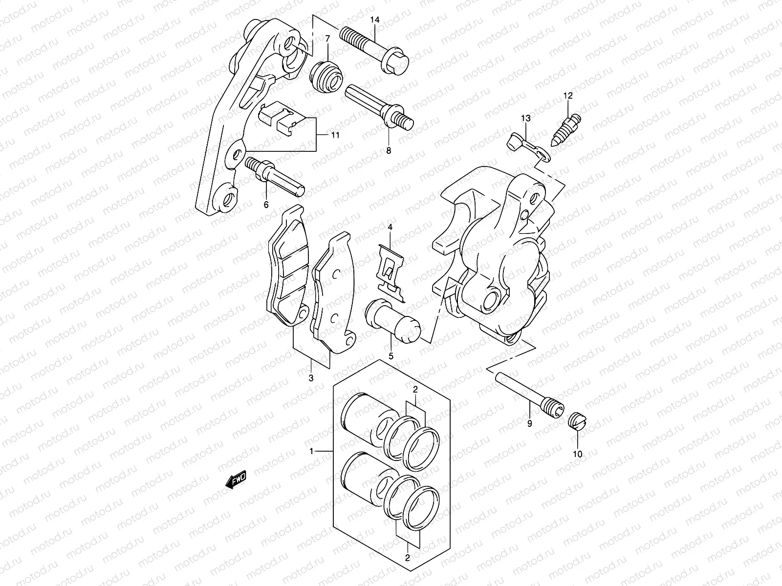 50 - FRONT CALIPER