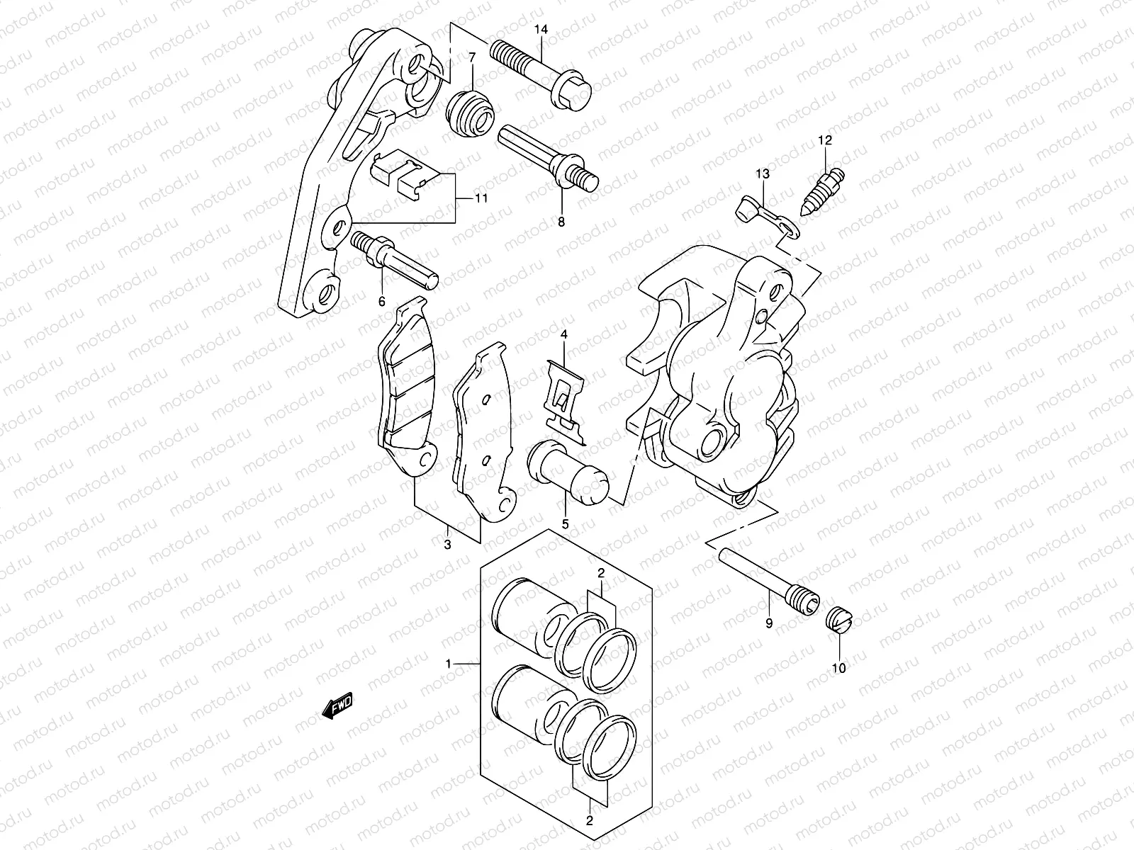 50 - FRONT CALIPER