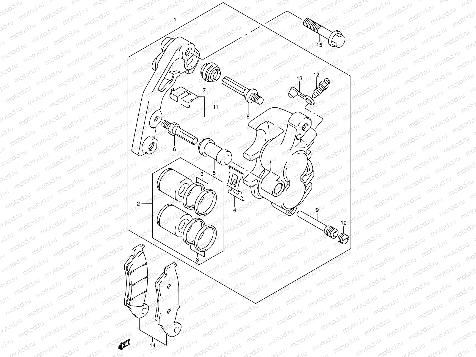 50 - FRONT CALIPER