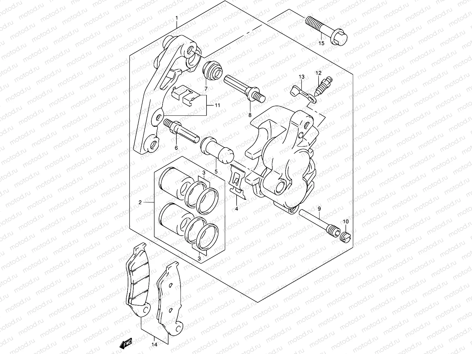 50 - FRONT CALIPER
