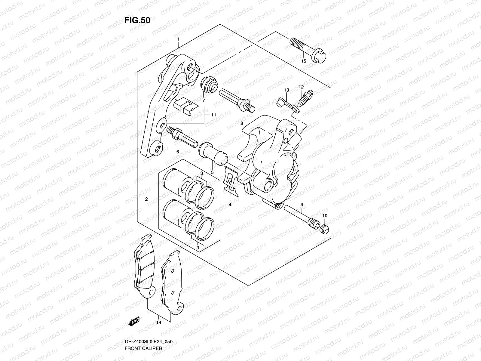 50 - FRONT CALIPER