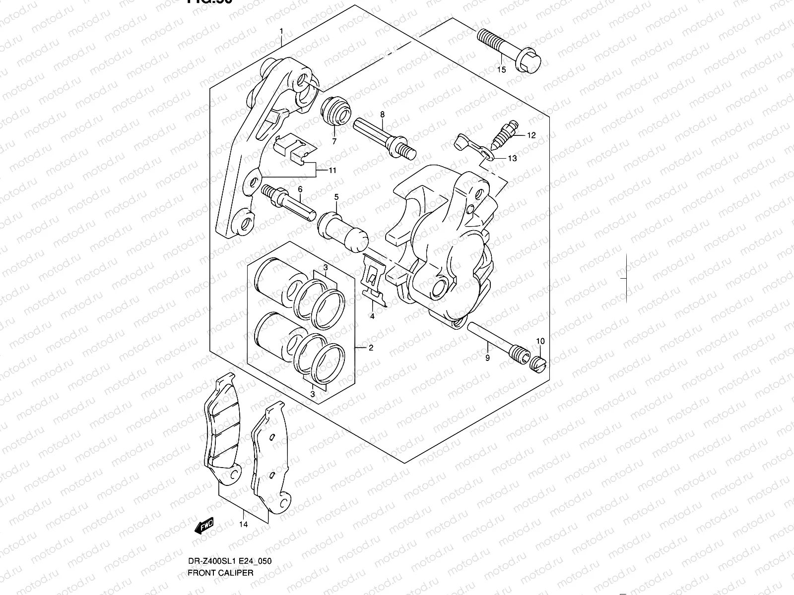 50 - FRONT CALIPER
