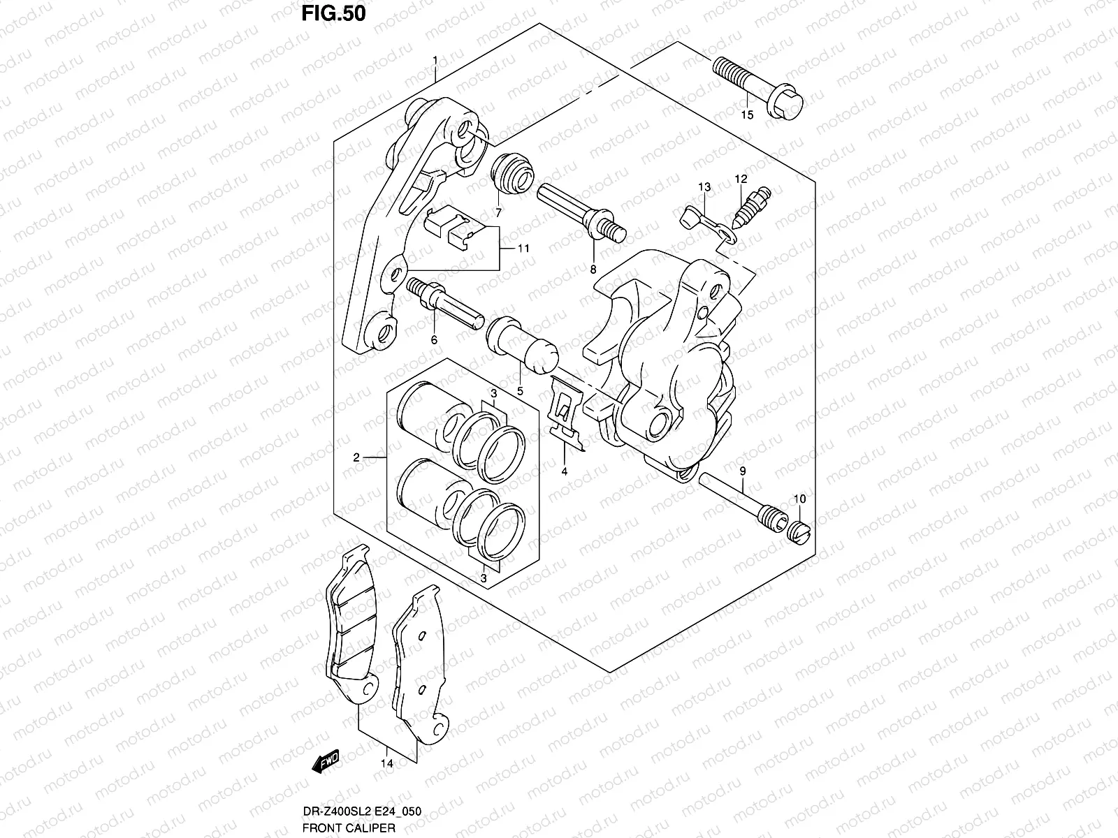 50 - FRONT CALIPER