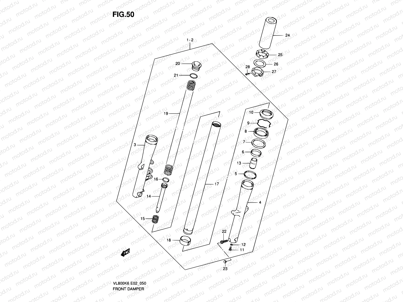 50 - FRONT DAMPER