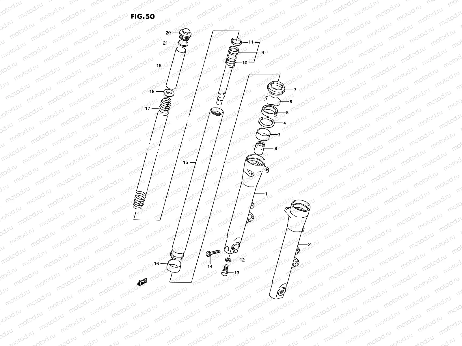 50 - FRONT DAMPER
