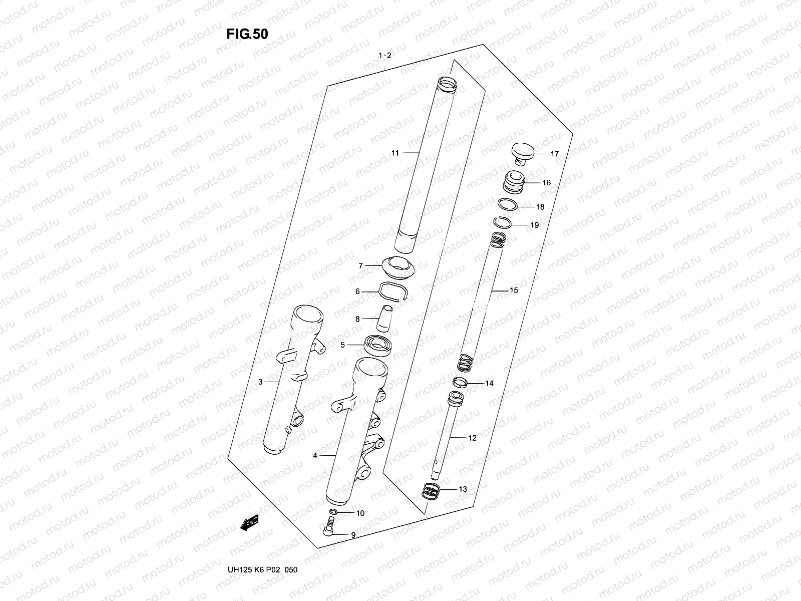 50 - FRONT FORK DAMPER