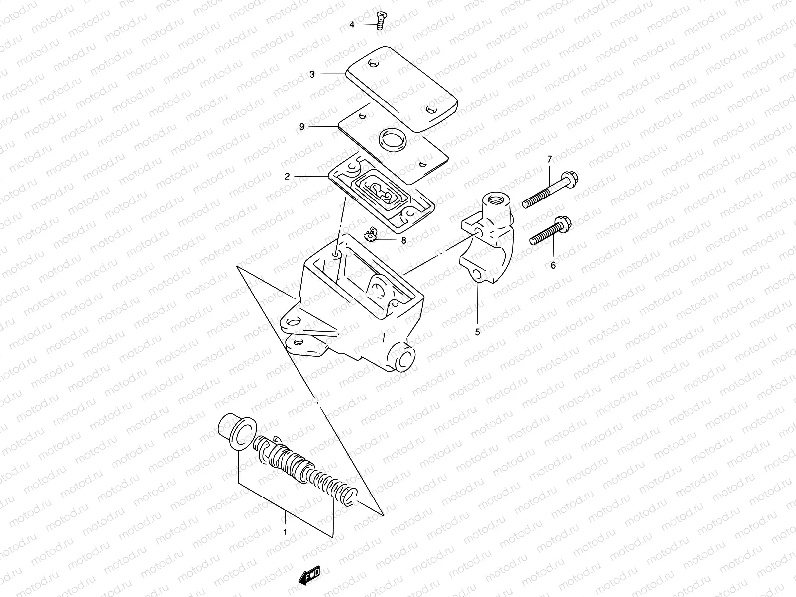 50 - FRONT MASTER CYLINDER