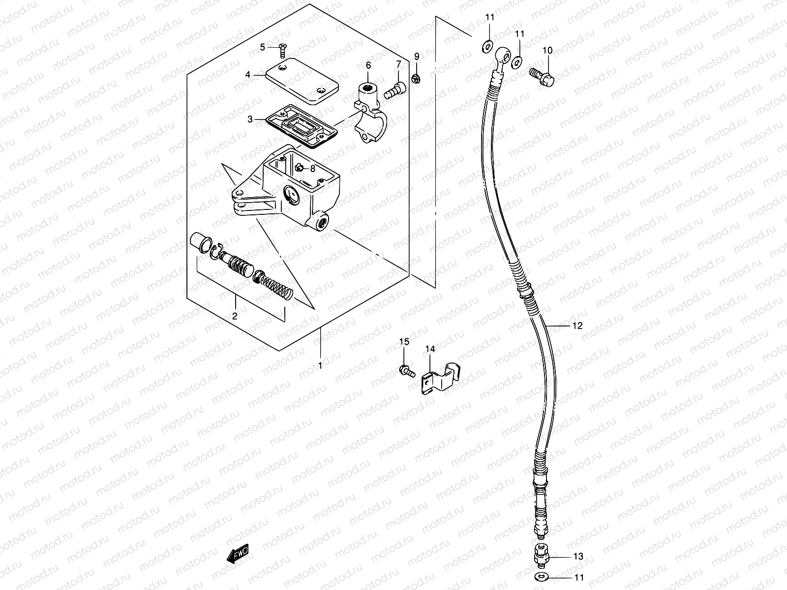 50 - FRONT MASTER CYLINDER