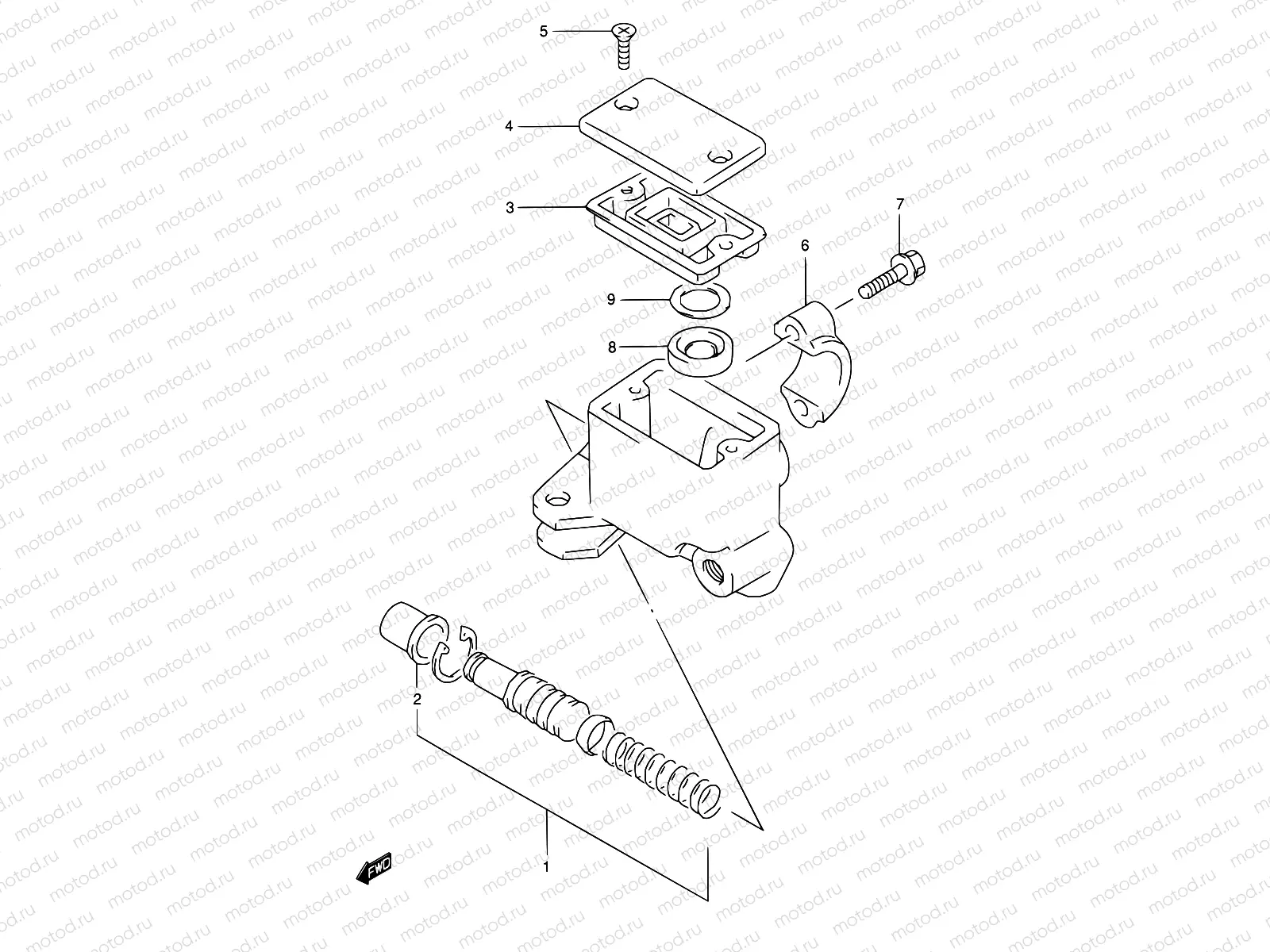 50 - FRONT MASTER CYLINDER
