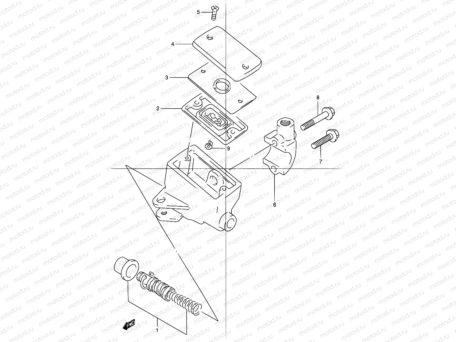 50 - FRONT MASTER CYLINDER