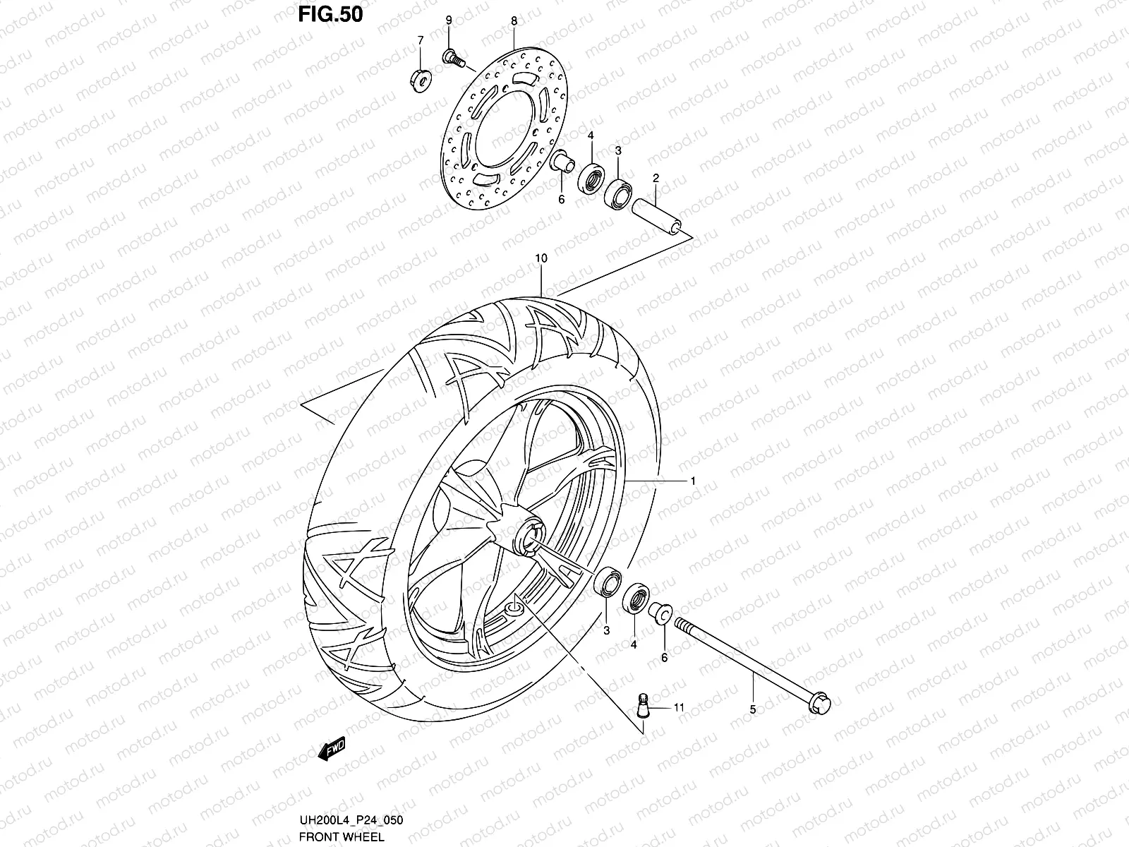50 - FRONT WHEEL