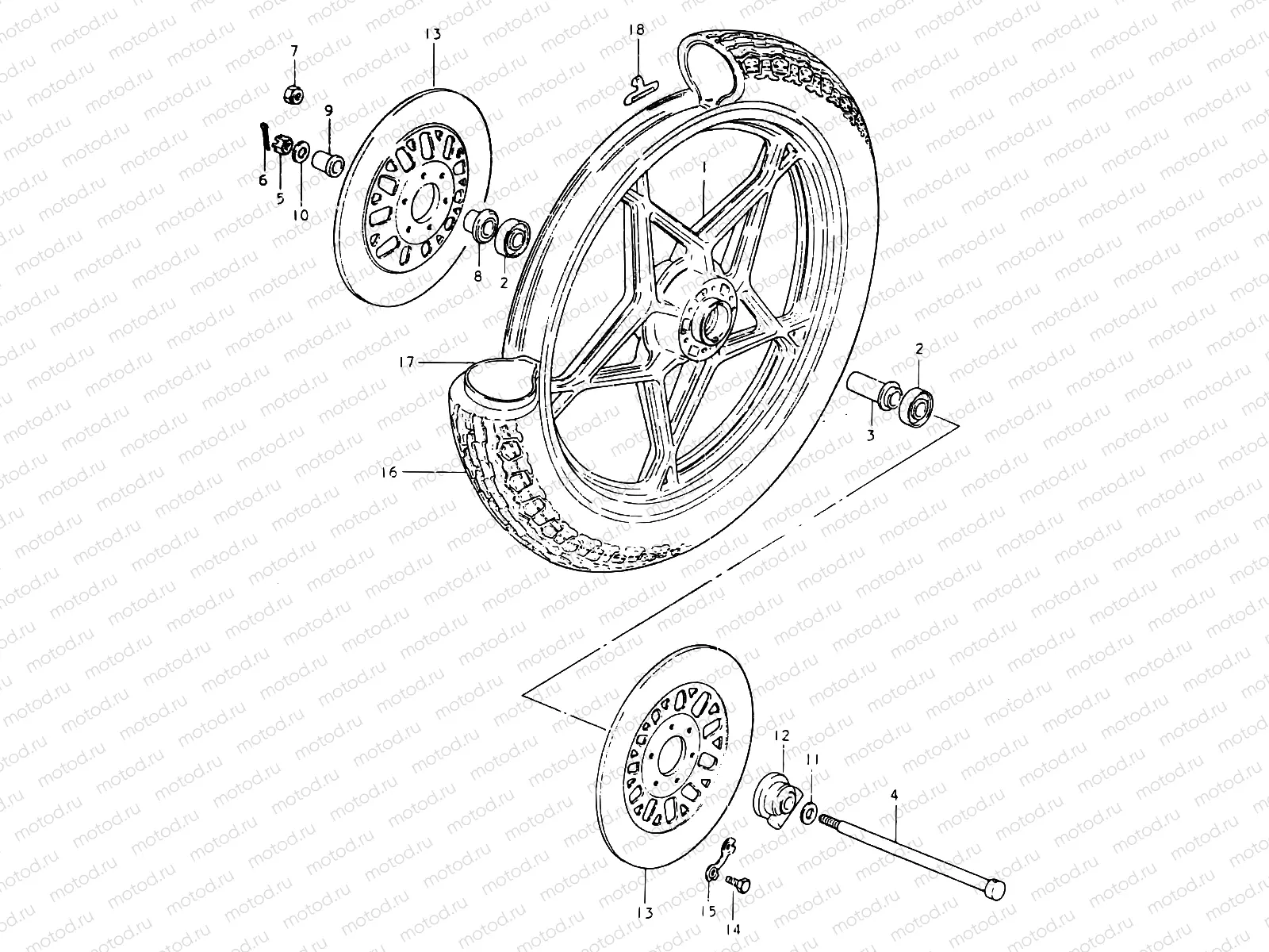 50 - FRONT WHEEL