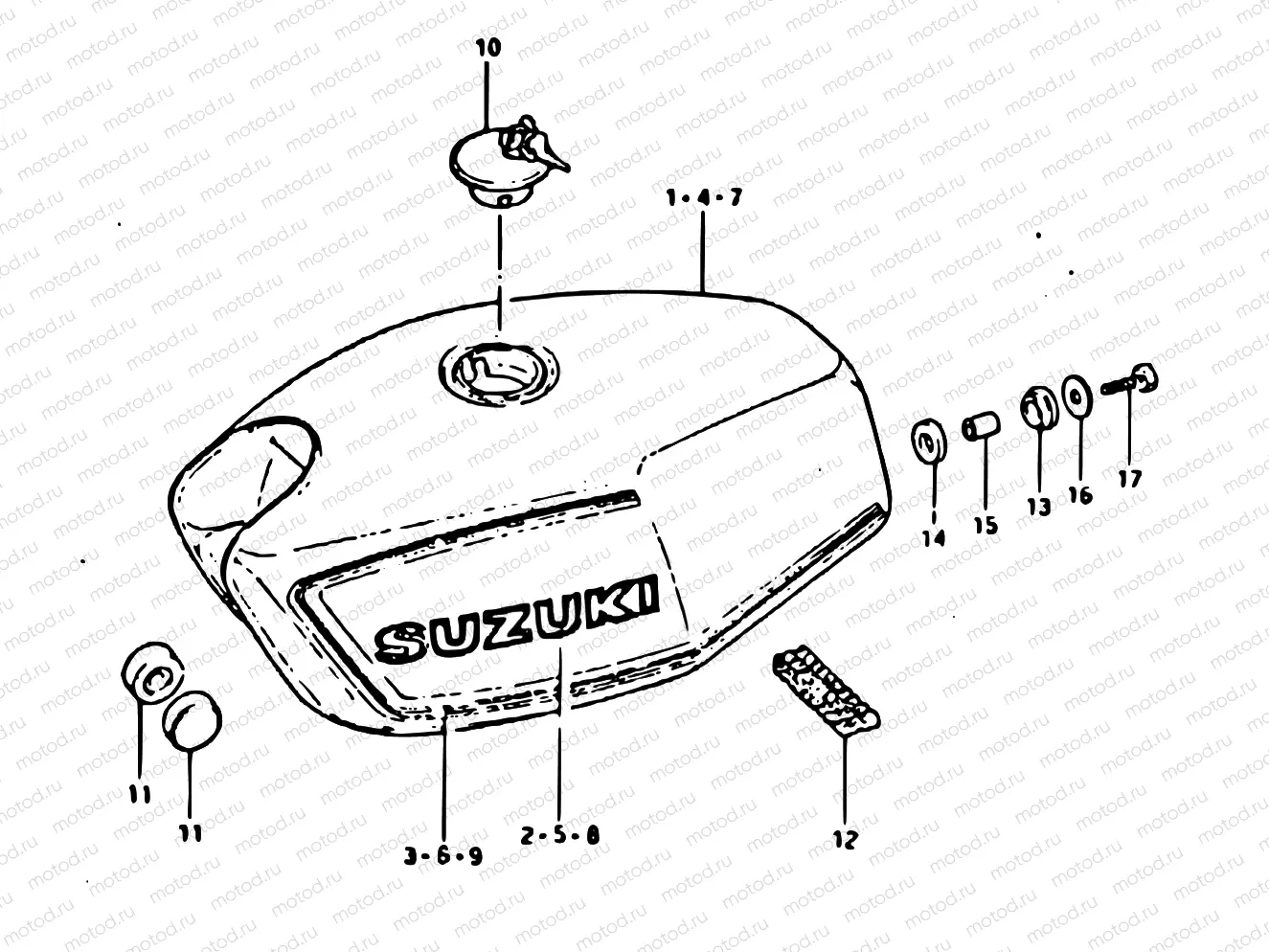 50 - FUEL TANK (MODEL X)