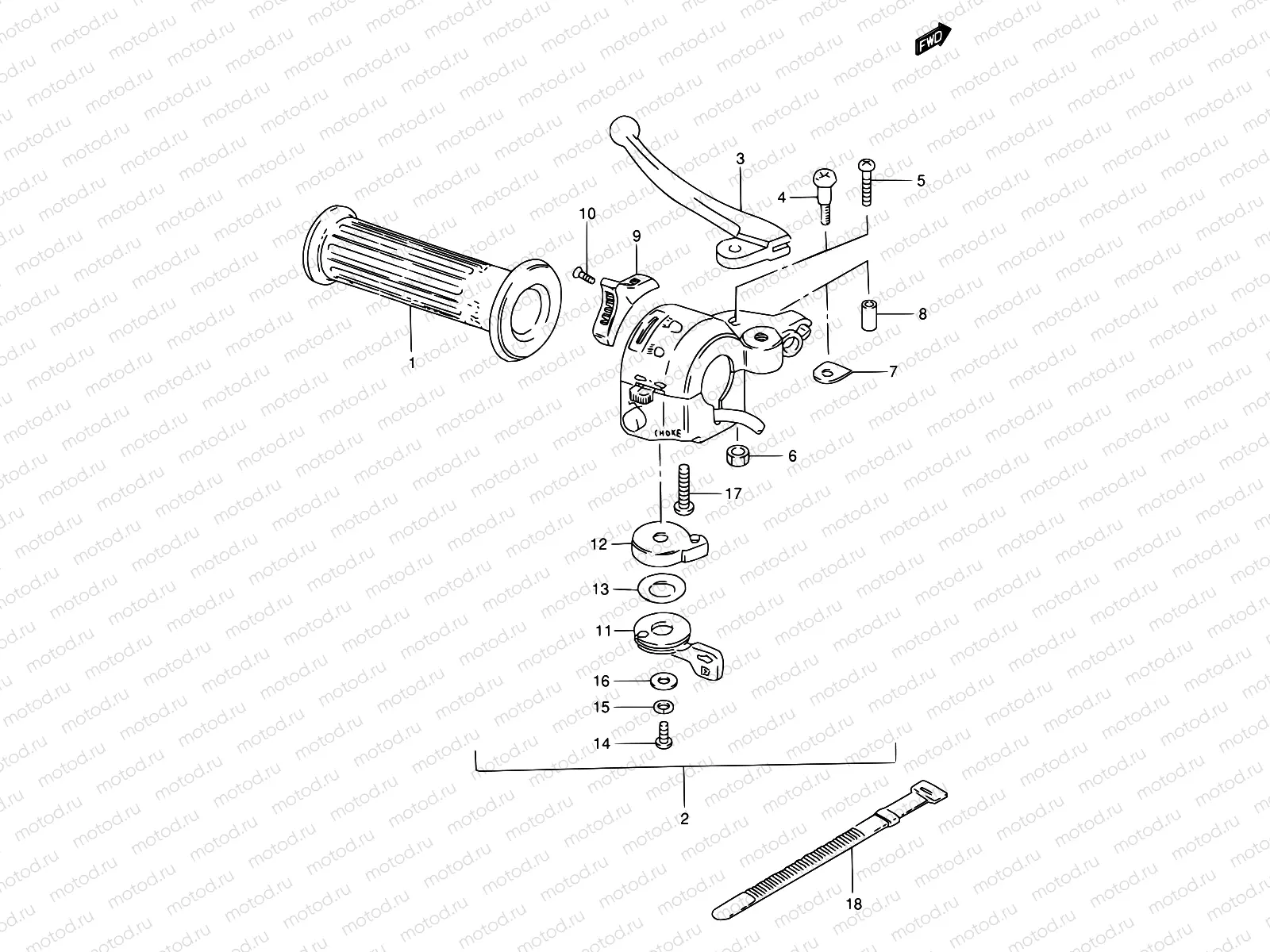 50 - LEFT HANDLE SWITCH (E06, E09, E10, E24, E26)