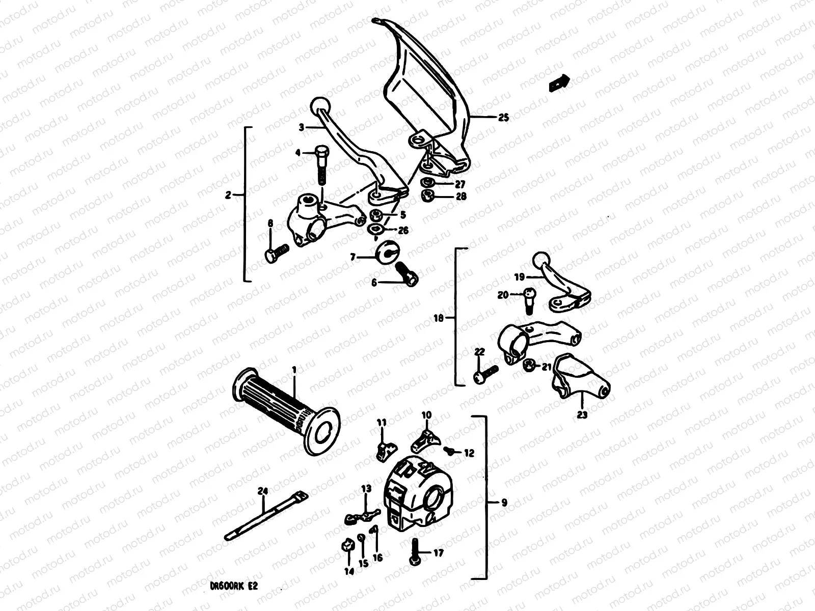 50 - LEFT HANDLE SWITCH (MODEL G)