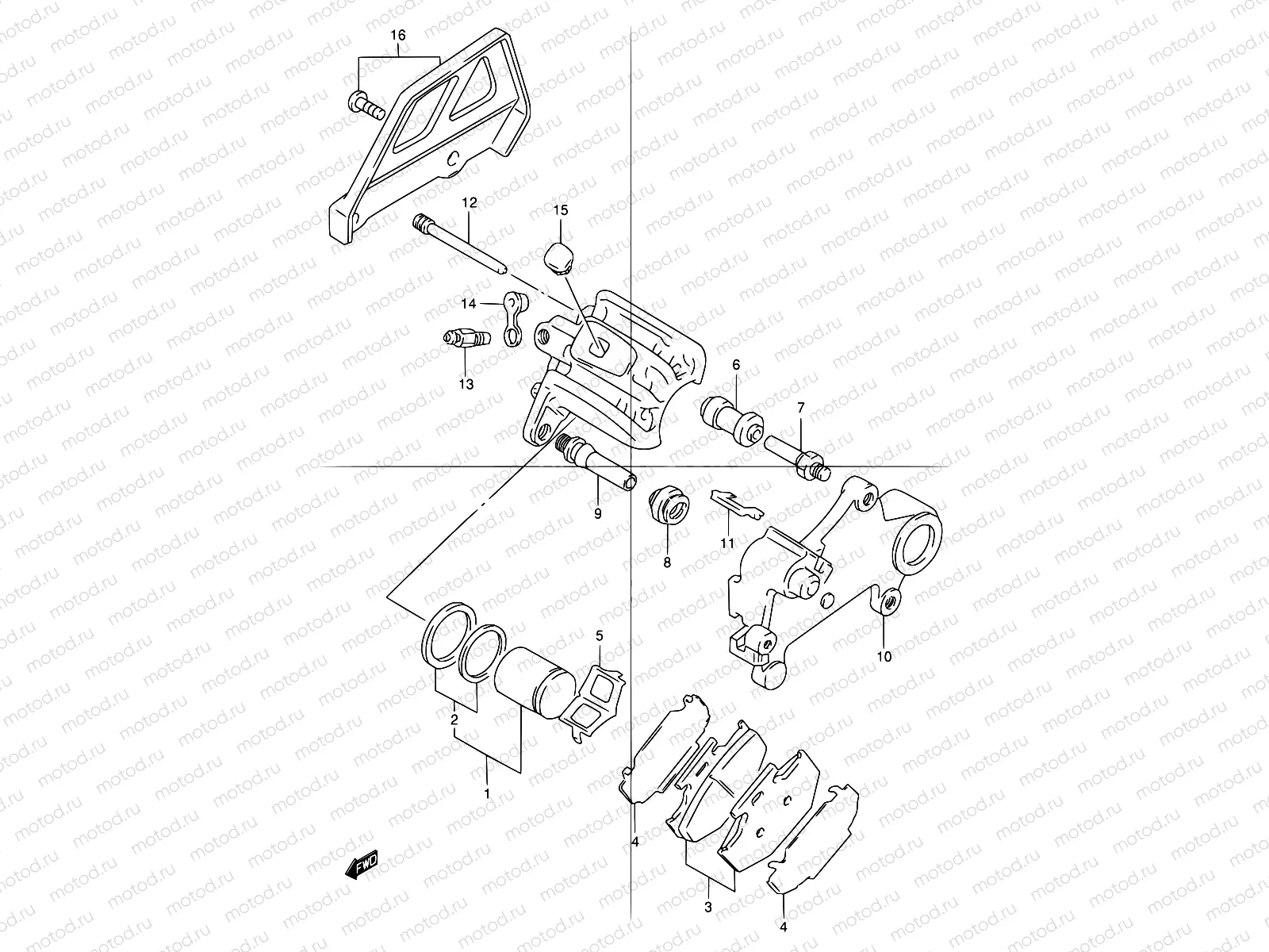 50 - REAR CALIPER