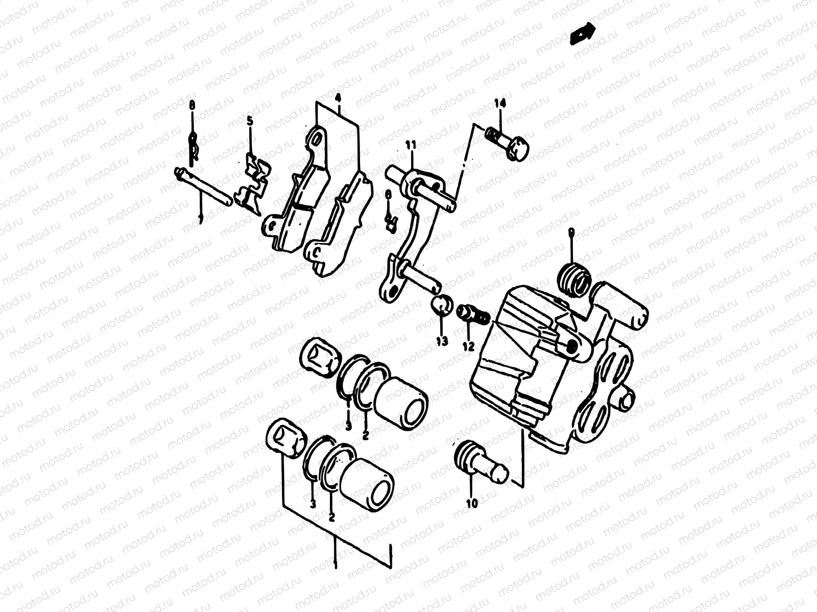 50 - REAR CALIPER