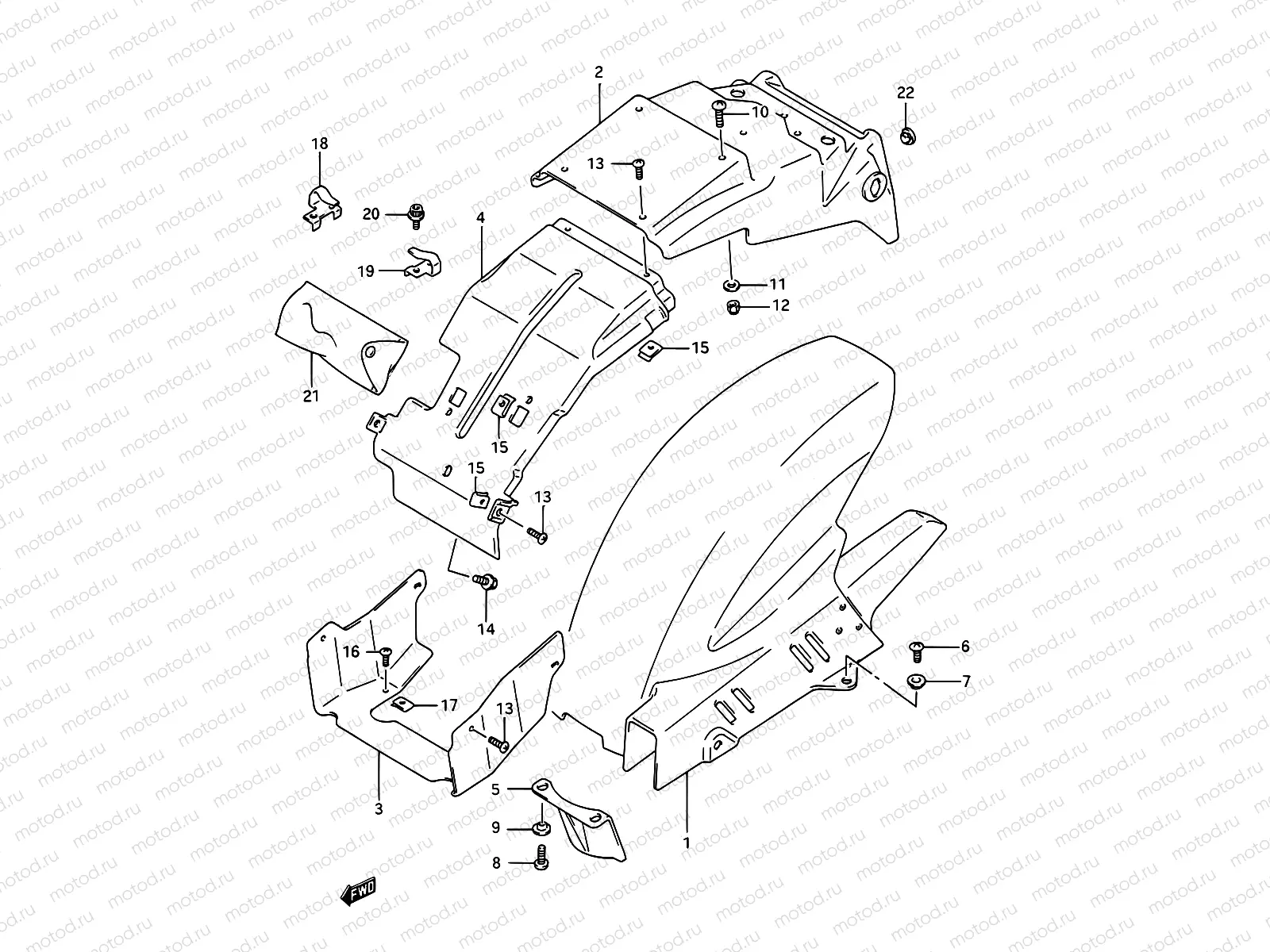 50 - REAR FENDER