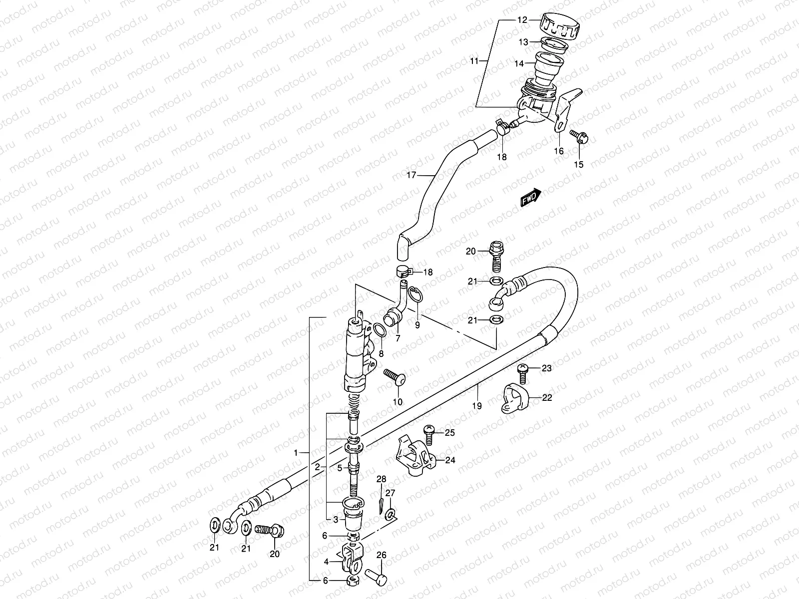 50 - REAR MASTER CYLINDER