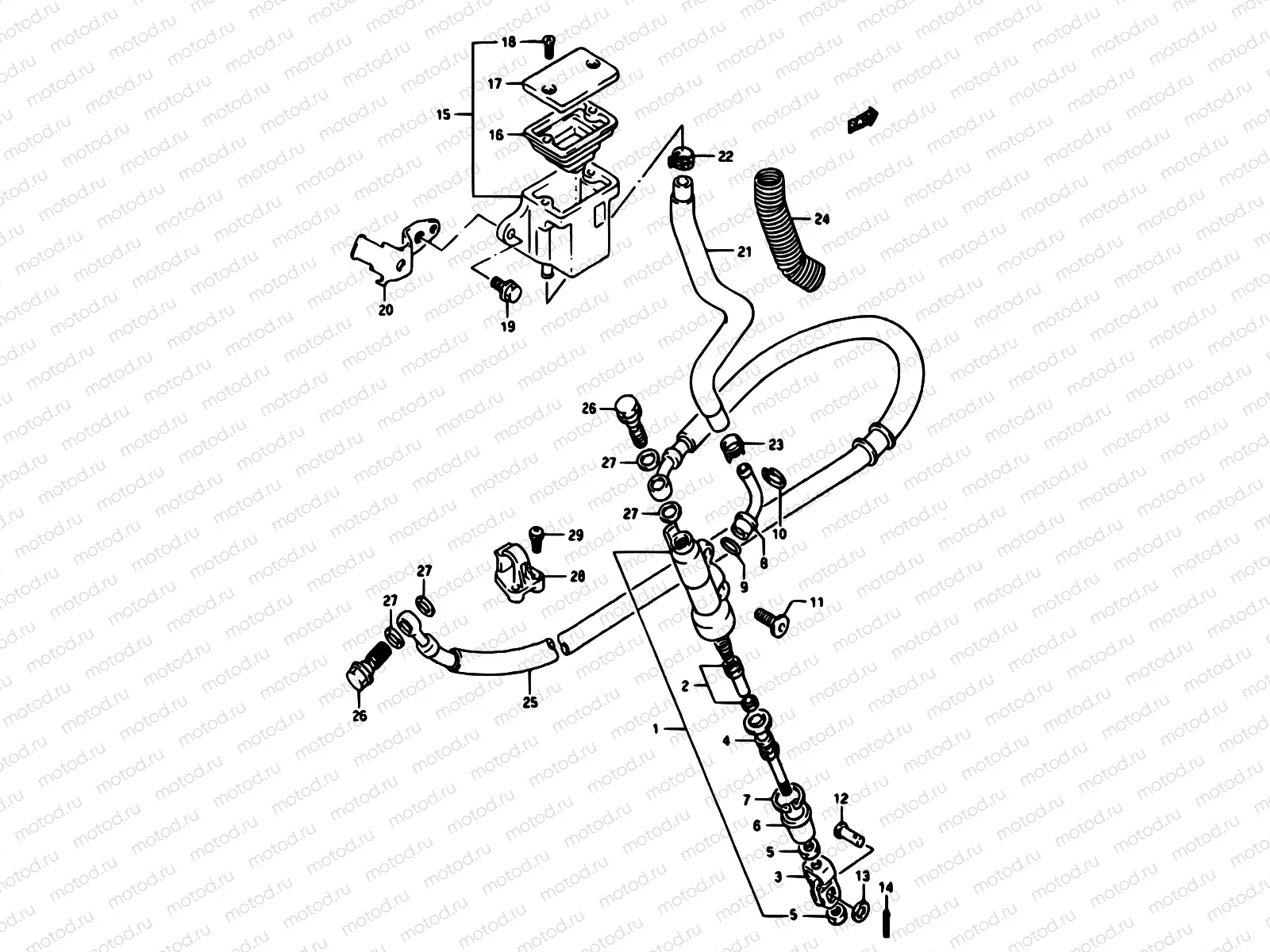 50 - REAR MASTER CYLINDER