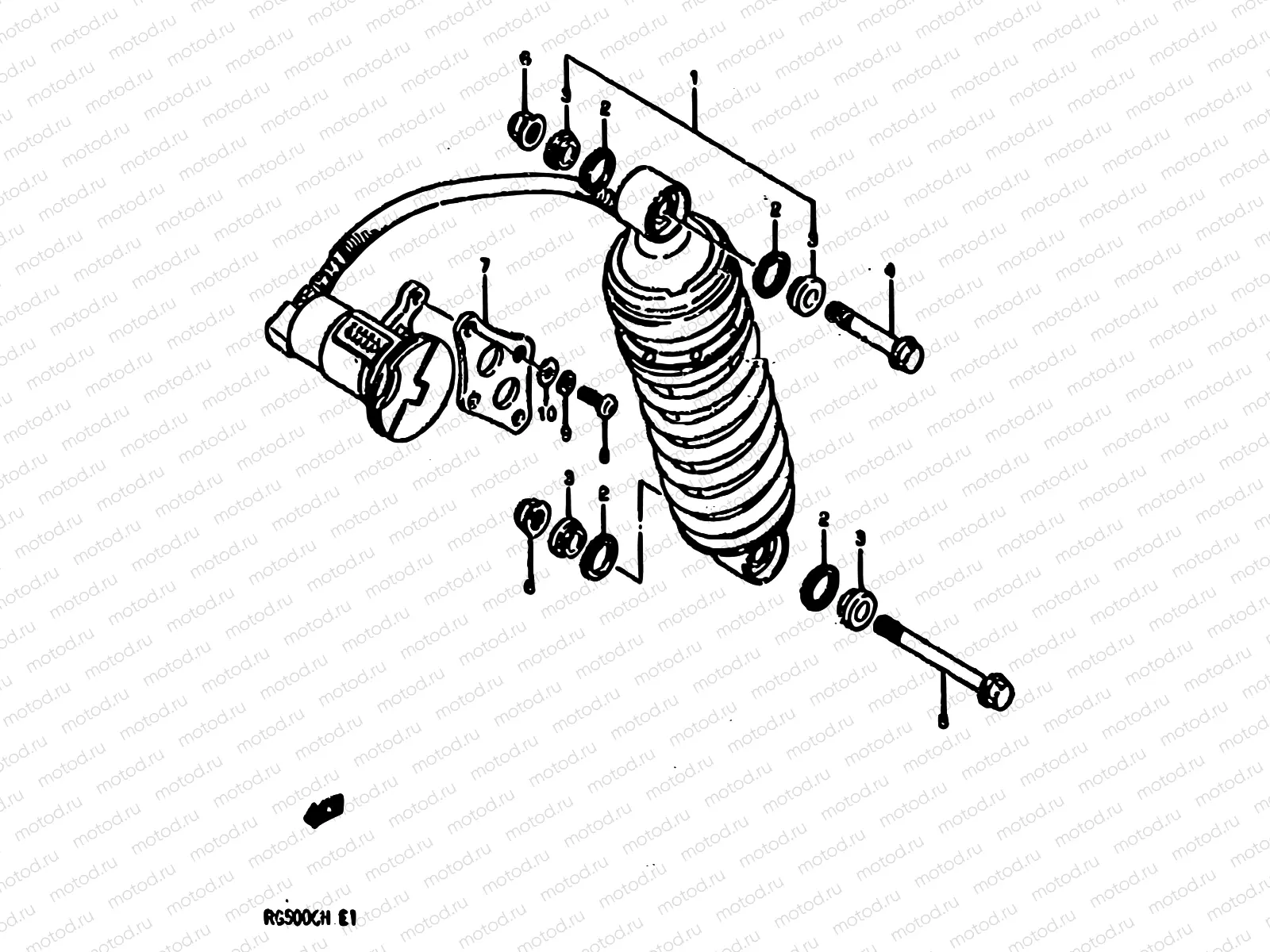 50 - REAR SHOCK ABSORBER