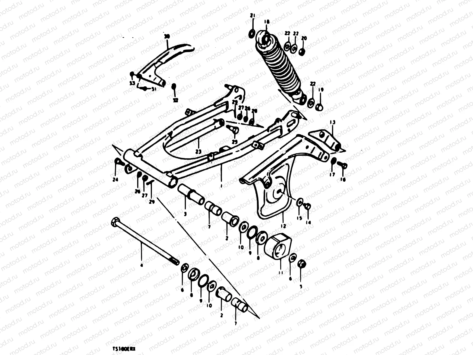 50 - REAR SWINGING ARM