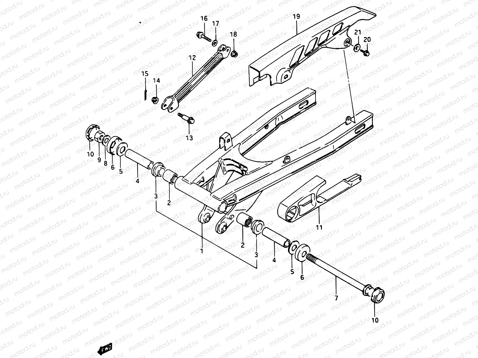 50 - REAR SWINGING ARM