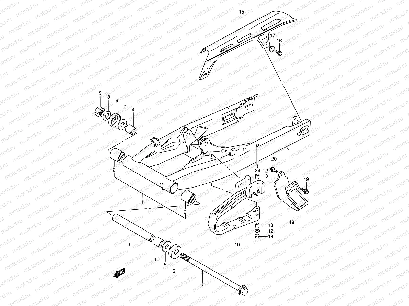 50 - REAR SWINGING ARM