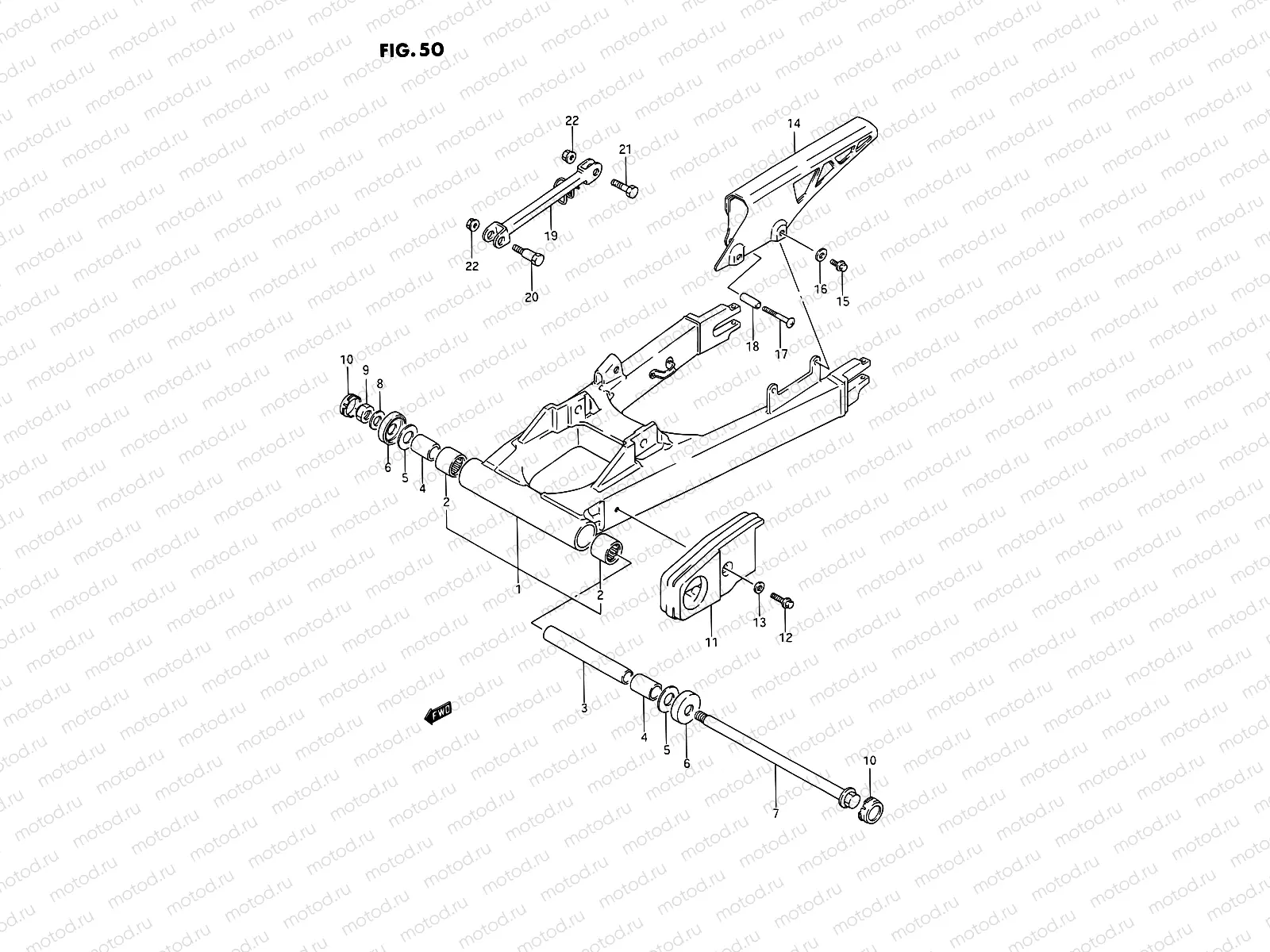 50 - REAR SWINGING ARM