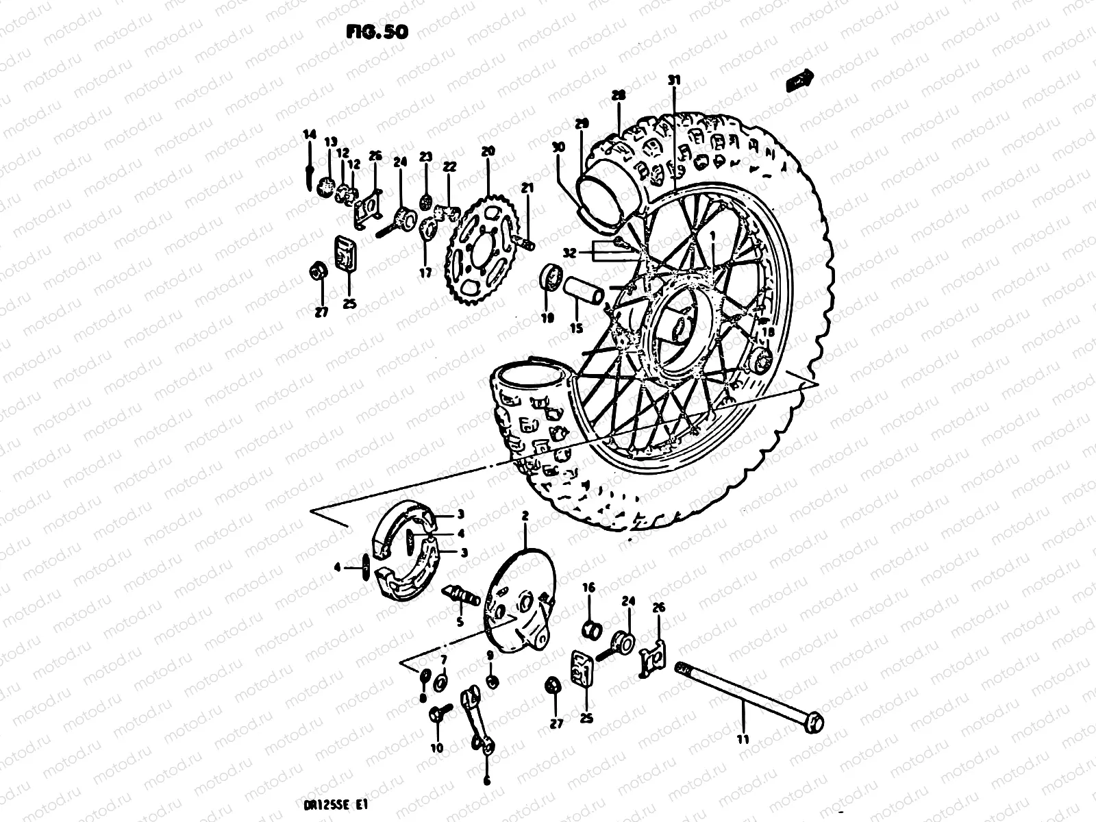 50 - REAR WHEEL