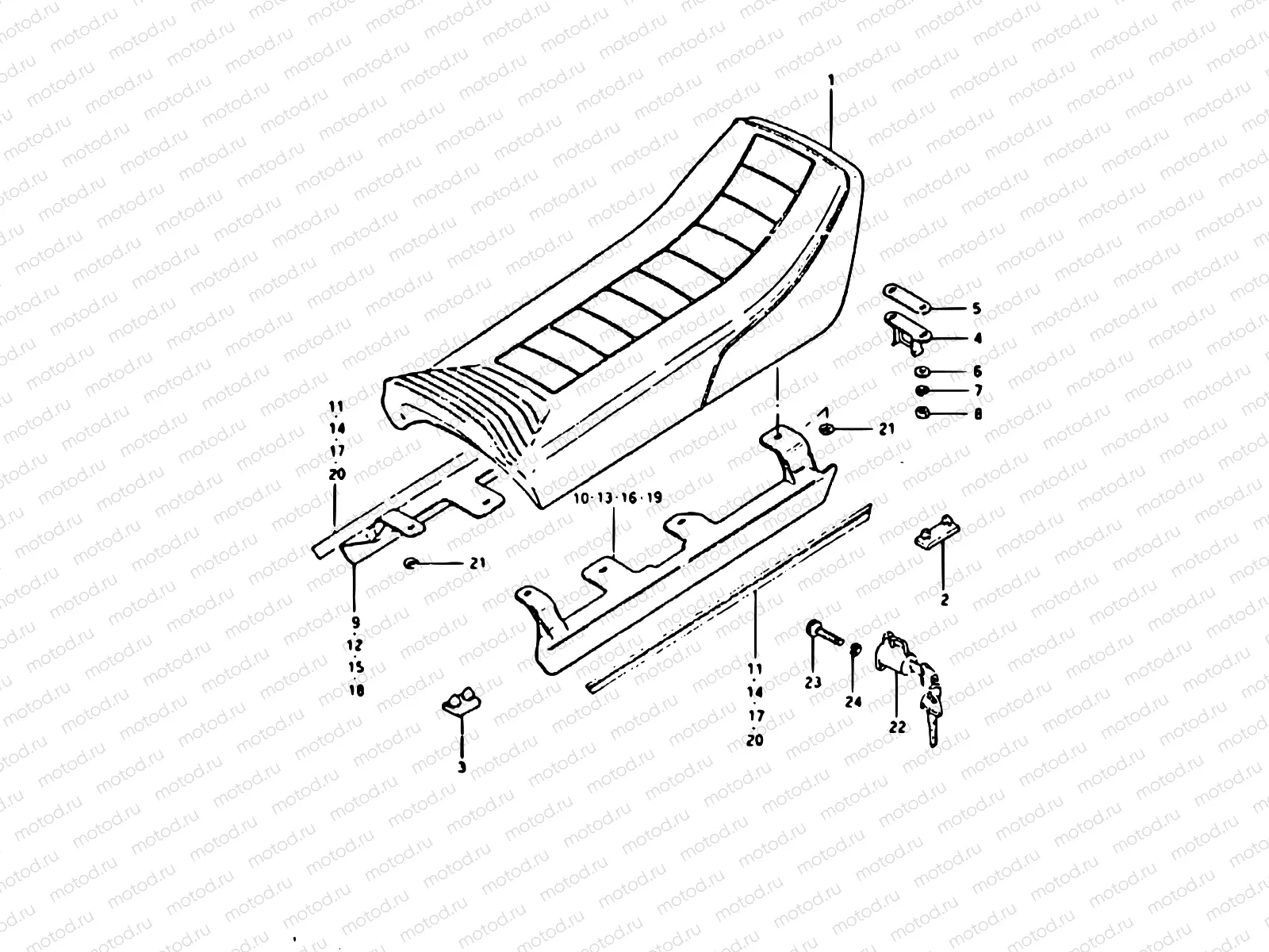 50 - SEAT (GSX400ET)
