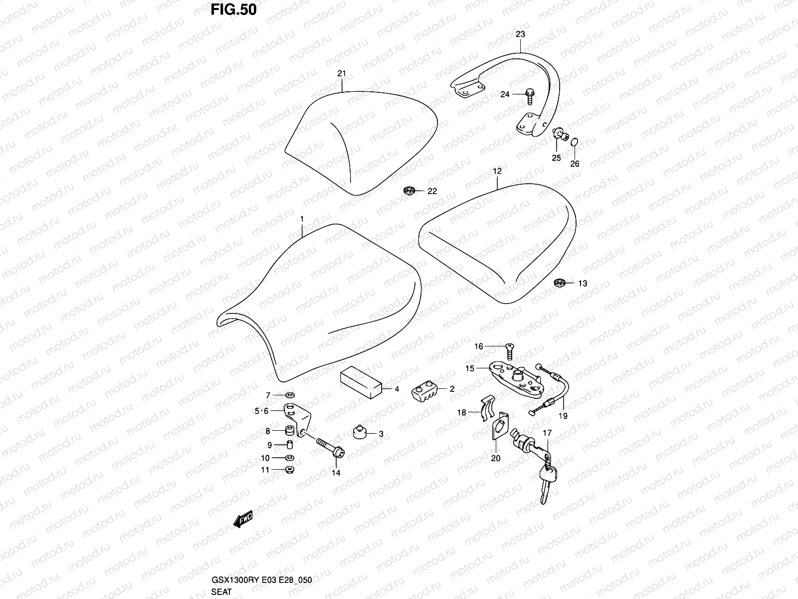 50 - SEAT (MODEL X/Y)