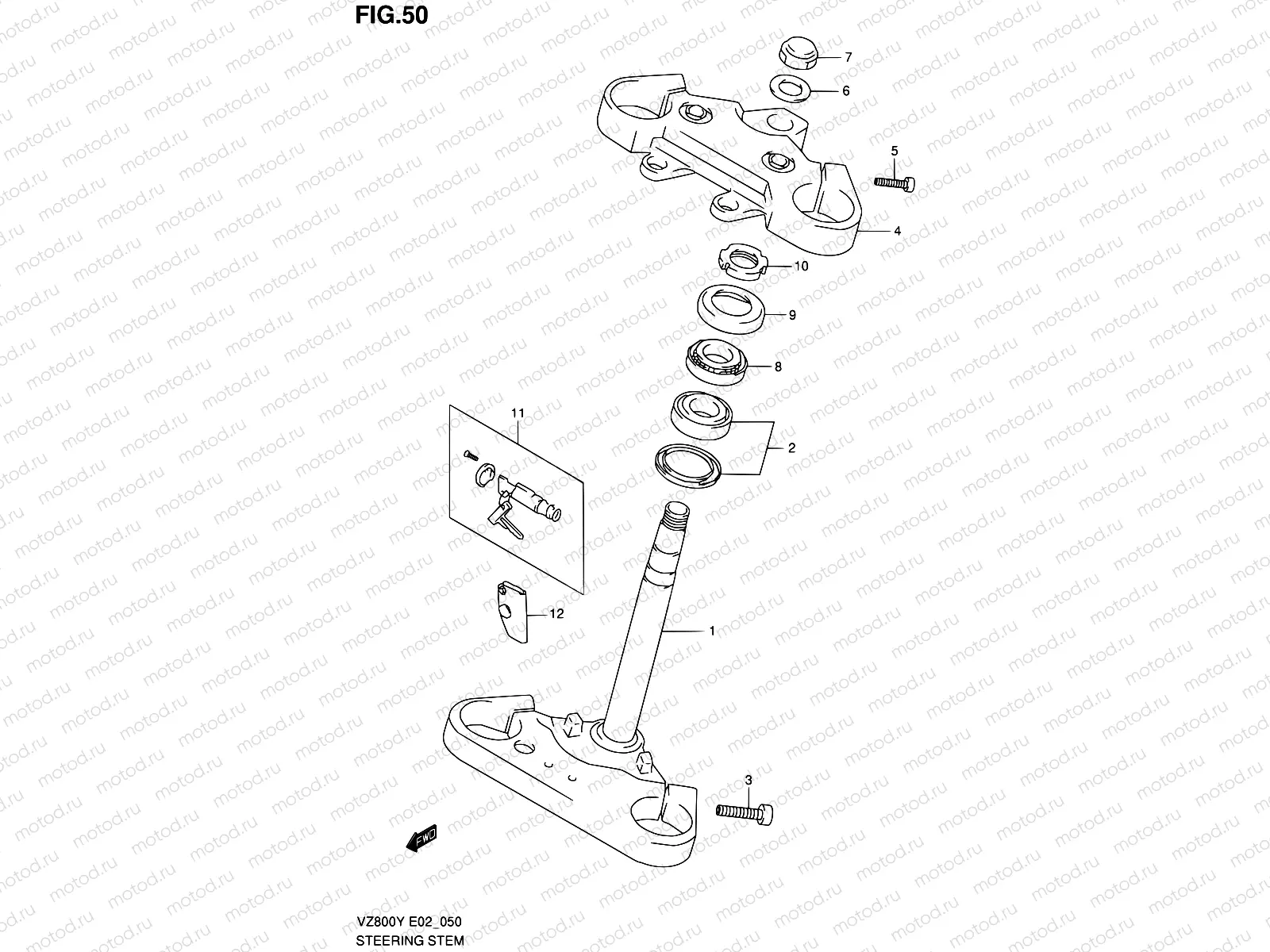 50 - STEERING STEM