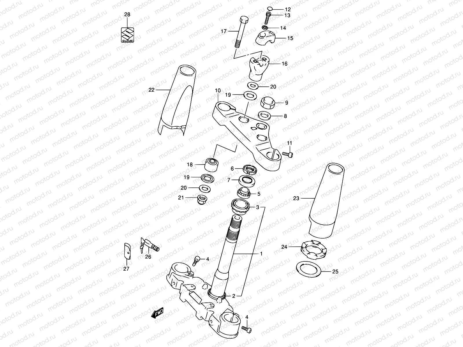 50 - STEERING STEM