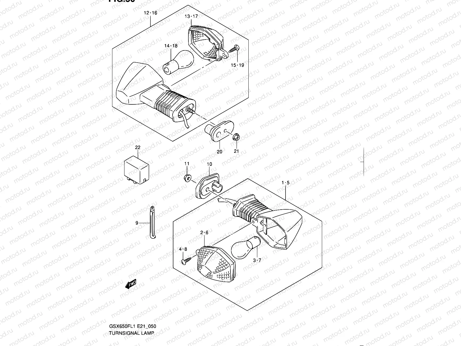 50 - TURNSIGNAL LAMP
