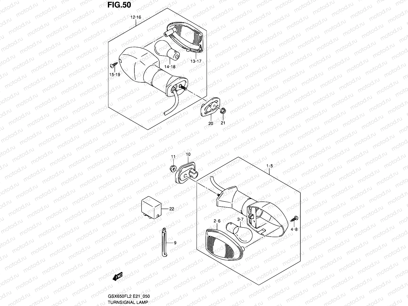 50 - TURNSIGNAL LAMP