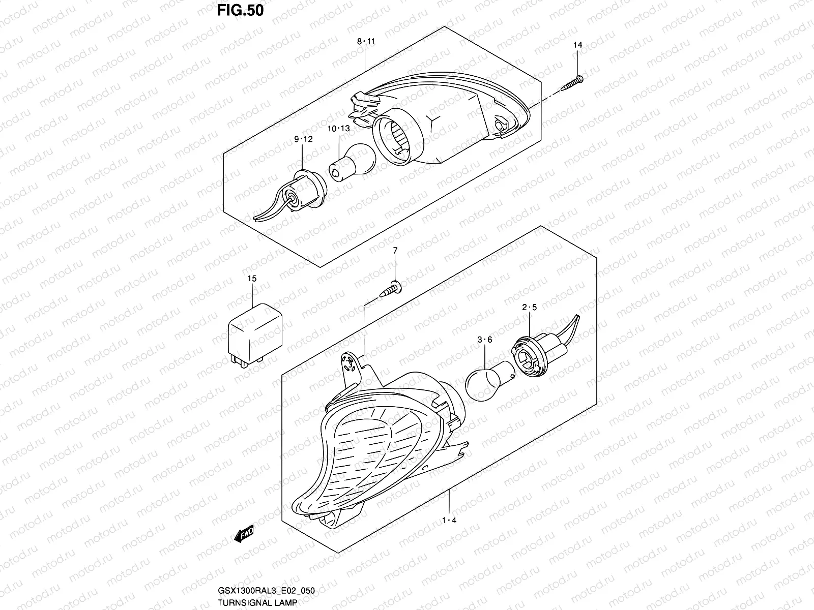 50 - TURNSIGNAL LAMP
