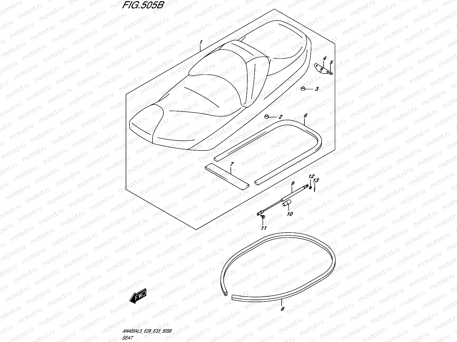 505B - SEAT (AN400ZAL5 E28)