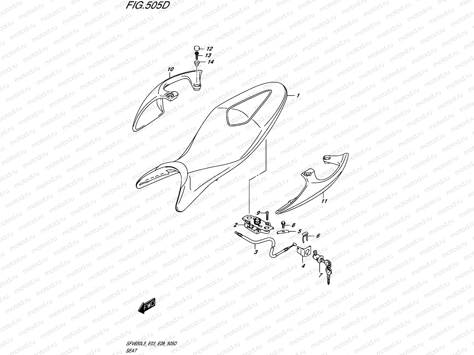 505D - SEAT (SFV650AL5 E28)
