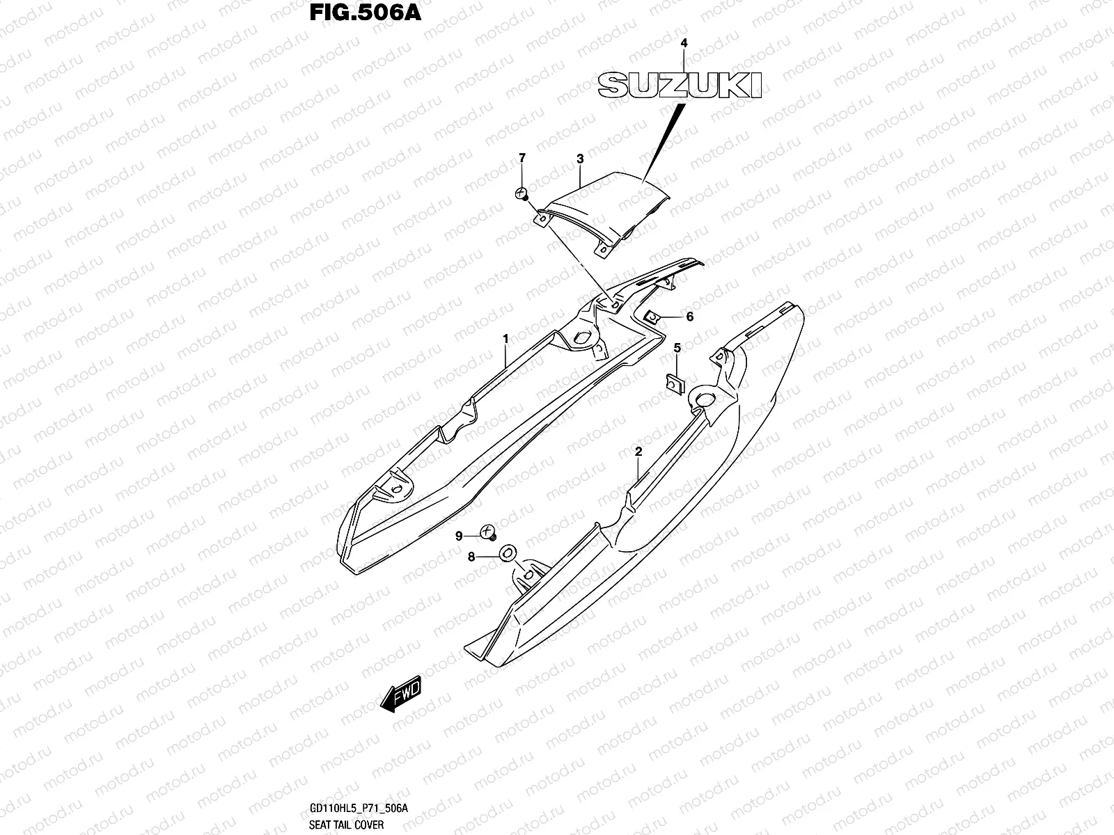 506A - SEAT TAIL COVER