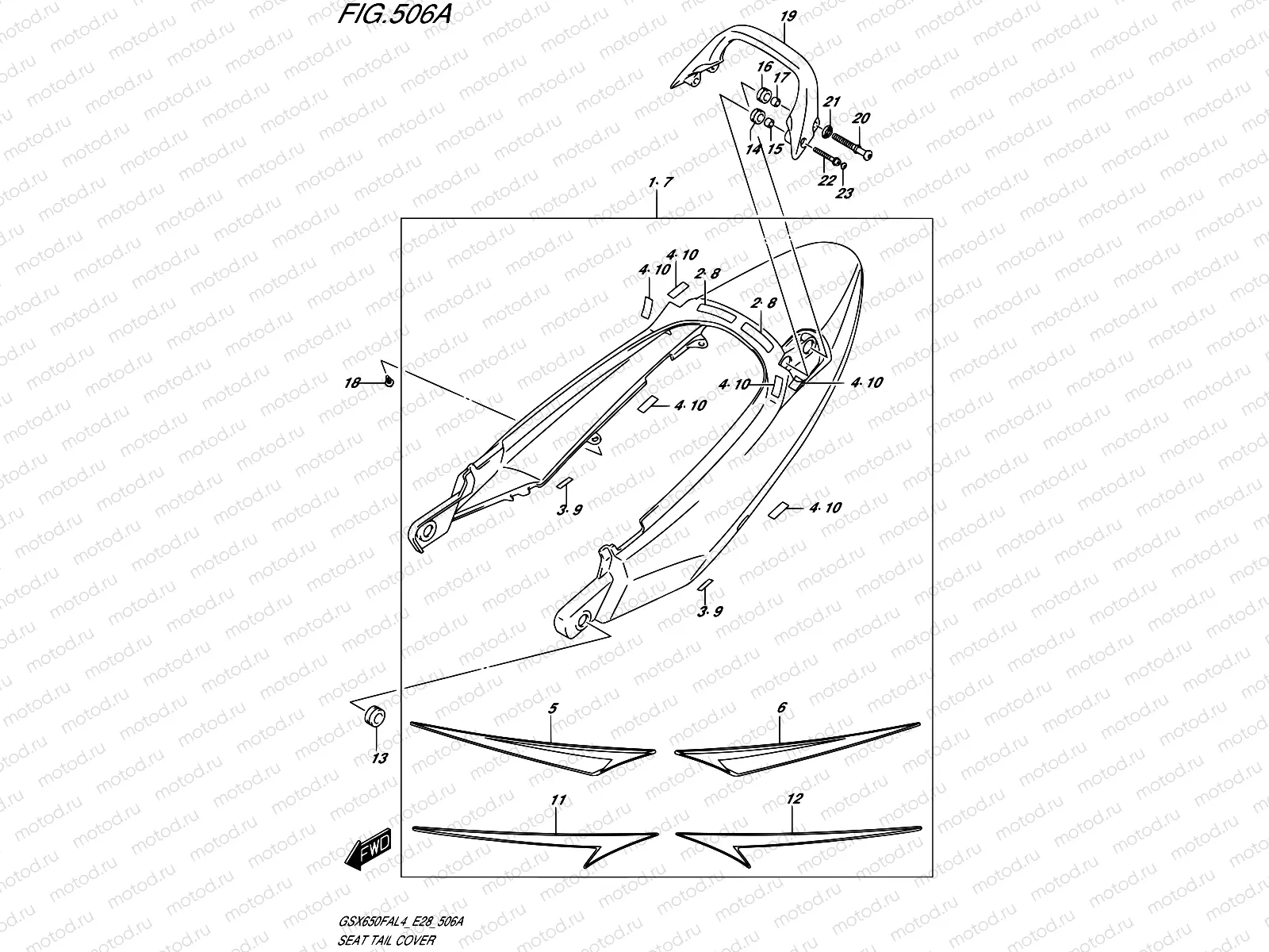 506A - SEAT TAIL COVER