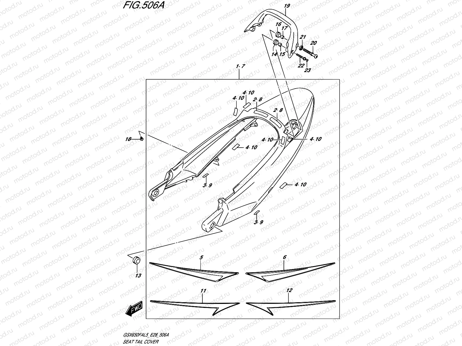 506A - SEAT TAIL COVER