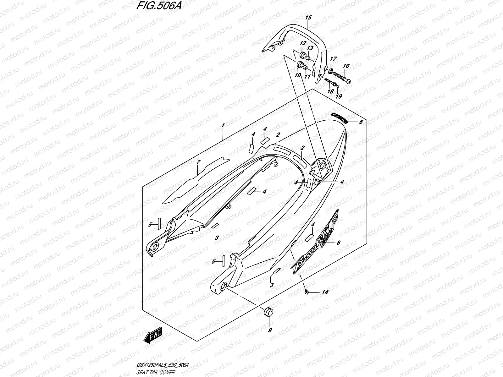 506A - SEAT TAIL COVER