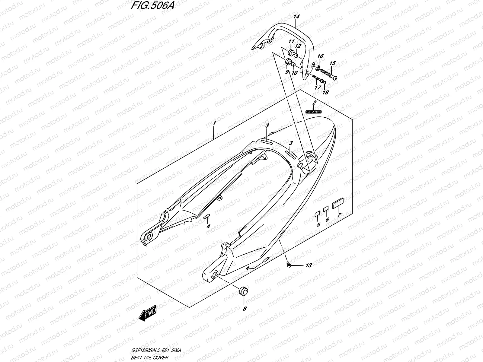 506A - SEAT TAIL COVER
