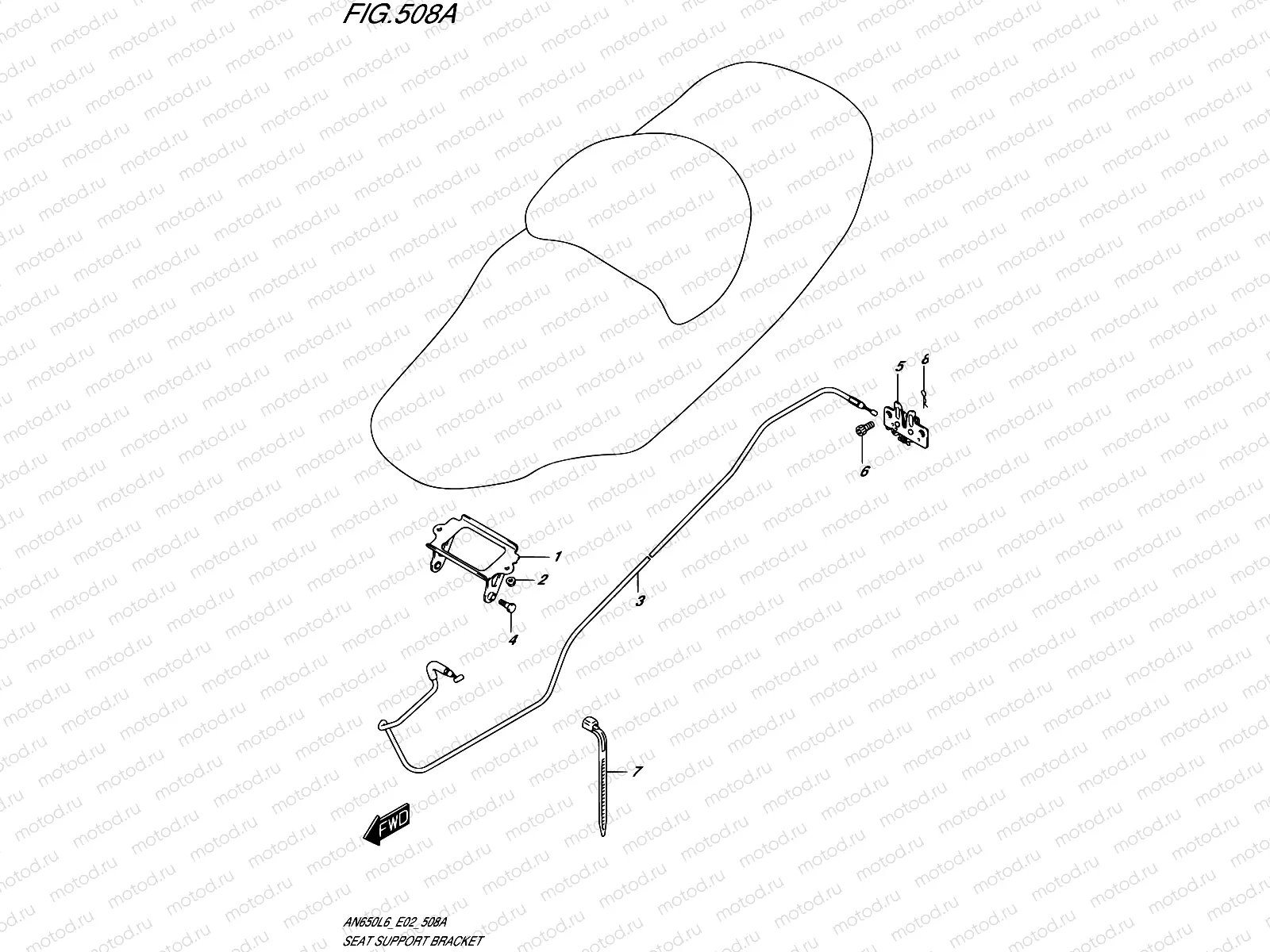 508A - SEAT SUPPORT BRACKET