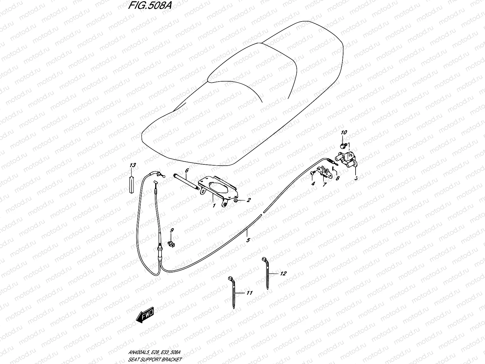 508A - SEAT SUPPORT BRACKET