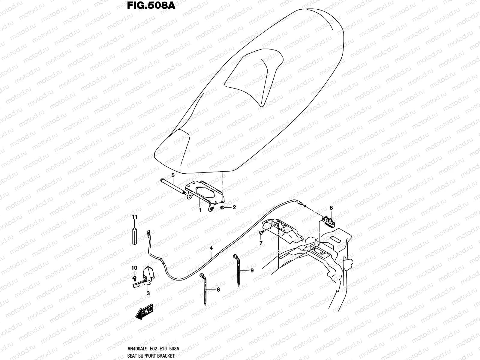 508A - SEAT SUPPORT BRACKET